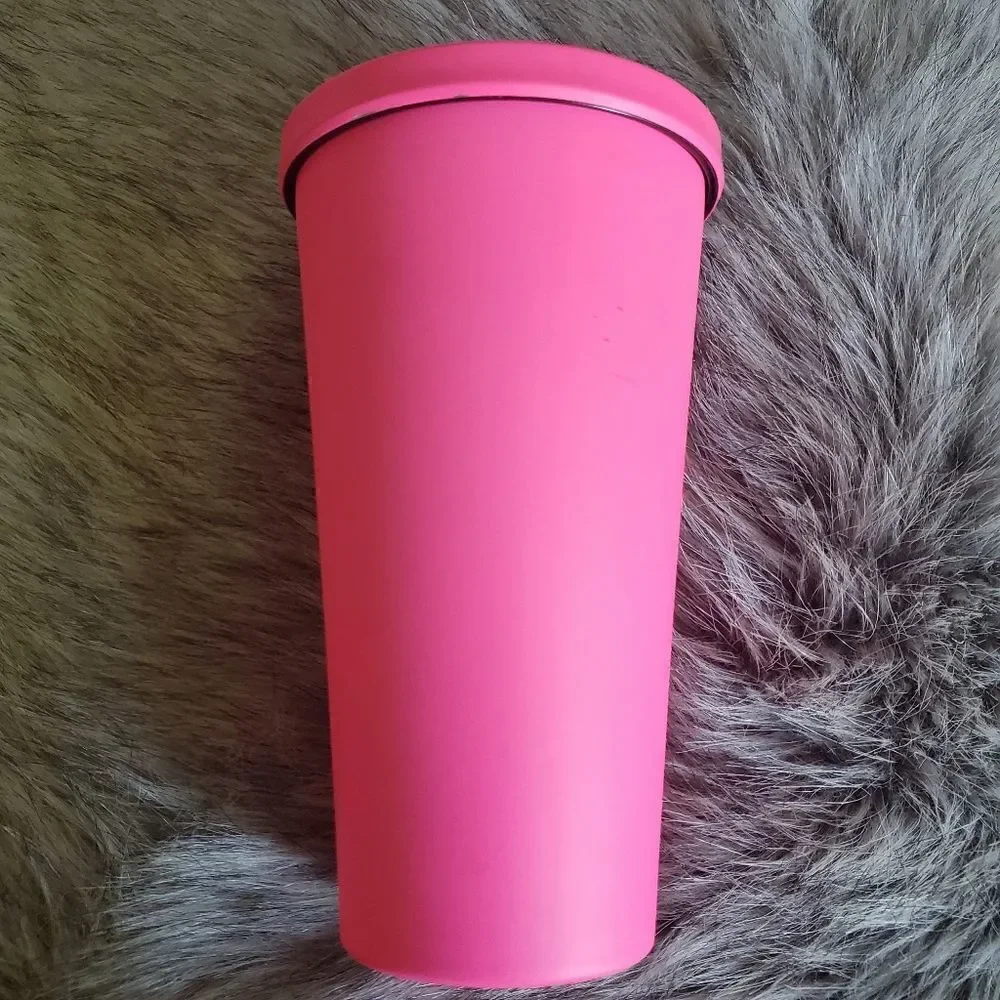 Starbucks Coffee 2014 Hot Pink Tumbler Cup